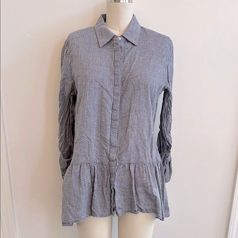 Sunday In Brooklyn Button Down Blouse